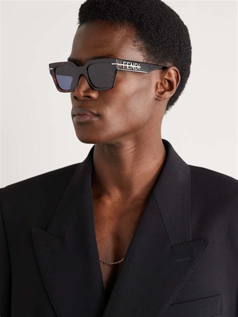 fendi sunglasses tortoise with navy arms|Women's Designer Sunglasses .